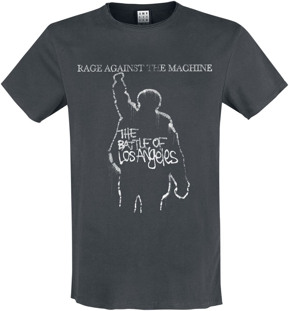 T-Shirt Manches courtes  de Rage Against The Machine - Amplified Collection - The Battle Of LA - S à 3XL - pour Homme - anthracite - Rage Against The Machine