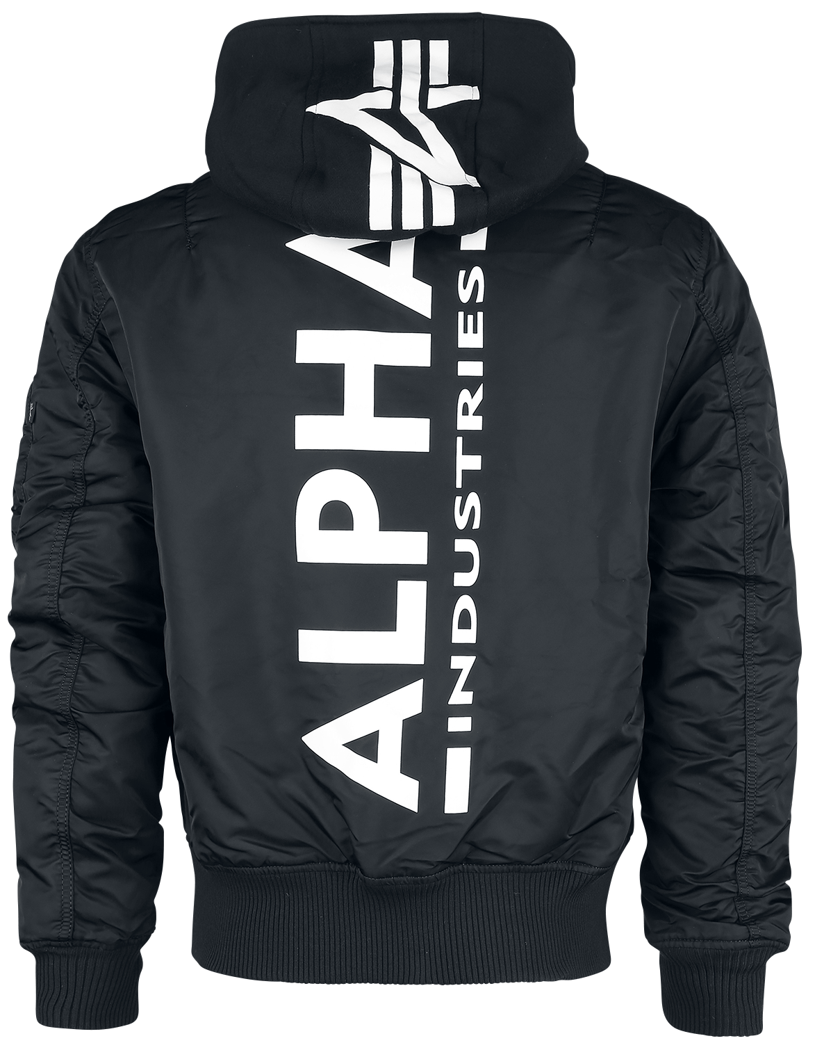 Veste d'hiver  de Alpha Industries - Imprimé Dos MA-1 ZH - S à XXL - pour Homme - noir/blanc - alpha industries - View 2