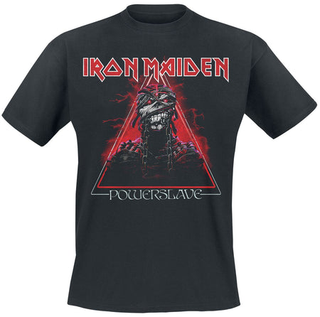 T-Shirt Manches courtes  de Iron Maiden - Mummy Triangle - S à M - pour Homme - noir - Iron Maiden