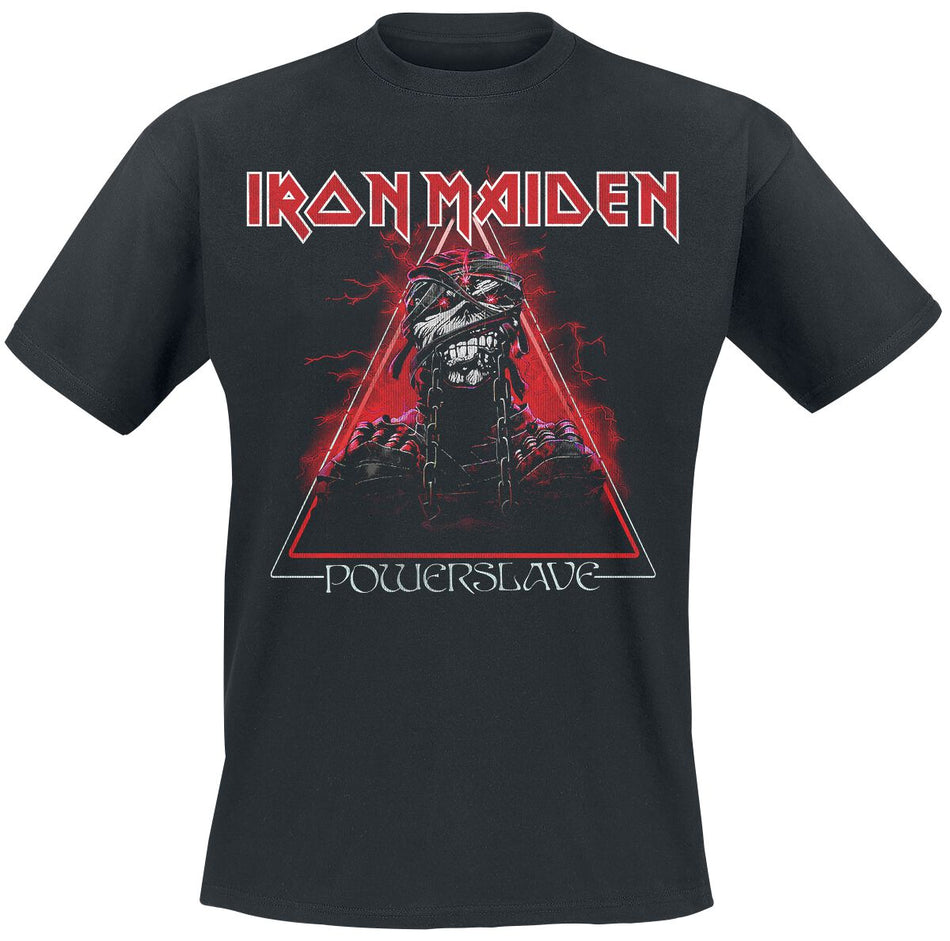 T-Shirt Manches courtes  de Iron Maiden - Mummy Triangle - S à M - pour Homme - noir - Iron Maiden