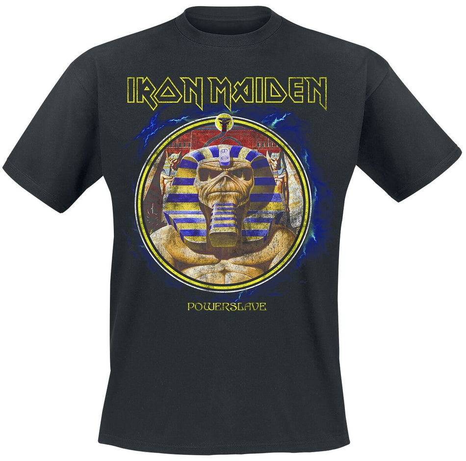 T-Shirt Manches courtes  de Iron Maiden - Powerslave Mummy - S à XXL - pour Homme - noir - Iron Maiden
