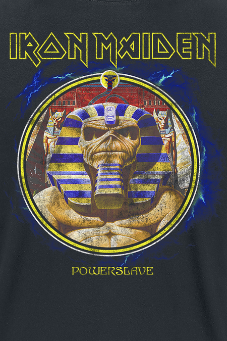 T-Shirt Manches courtes  de Iron Maiden - Powerslave Mummy - S à XXL - pour Homme - noir - Iron Maiden - View 2