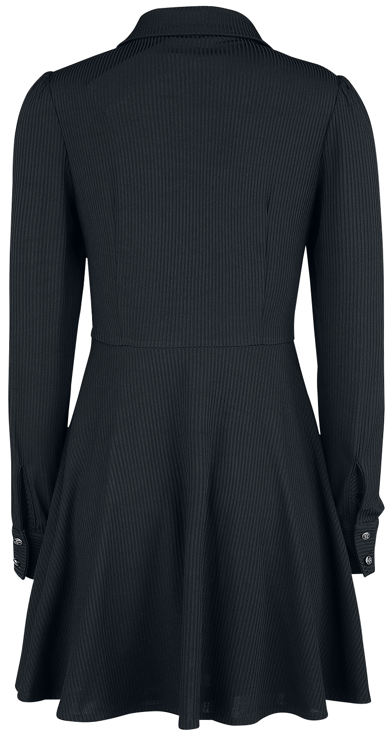 Robe courte Gothic de Banned Alternative - Robe Pentacle - XS à 4XL - pour Femme - noir - Banned Alternative - View 2