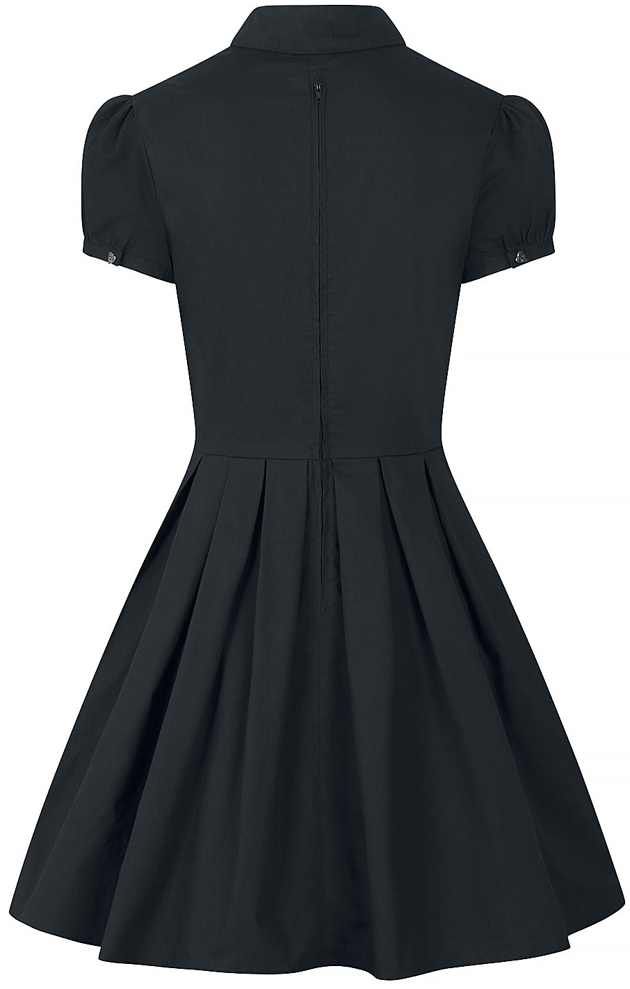 Robe mi-longue Gothic de Hell Bunny - Samara - Robe - XS à XL - pour Femme - noir - hell bunny - View 2