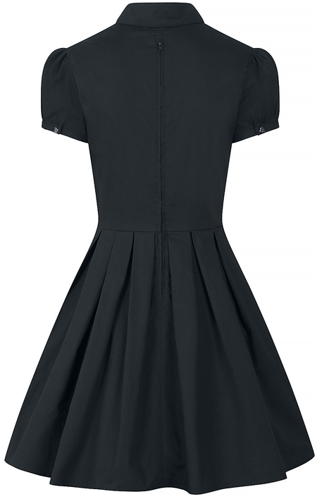 Robe mi-longue Gothic de Hell Bunny - Samara - Robe - XS à XL - pour Femme - noir - hell bunny - View 2