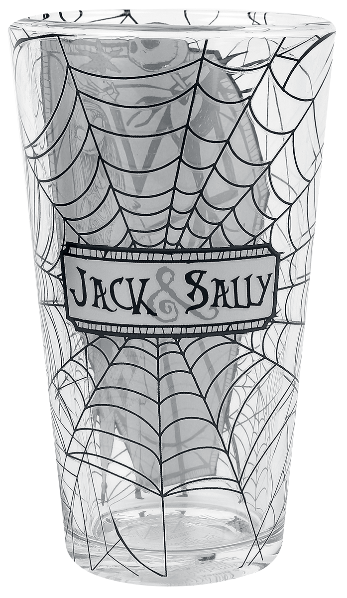 Verre Disney de L'Étrange Noël De Monsieur Jack - Jack & Sally - pour Indifférent - Standard - L'Étrange Noël De Monsieur Jack - View 2