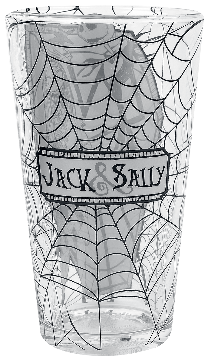 Verre Disney de L'Étrange Noël De Monsieur Jack - Jack & Sally - pour Indifférent - Standard - L'Étrange Noël De Monsieur Jack - View 2