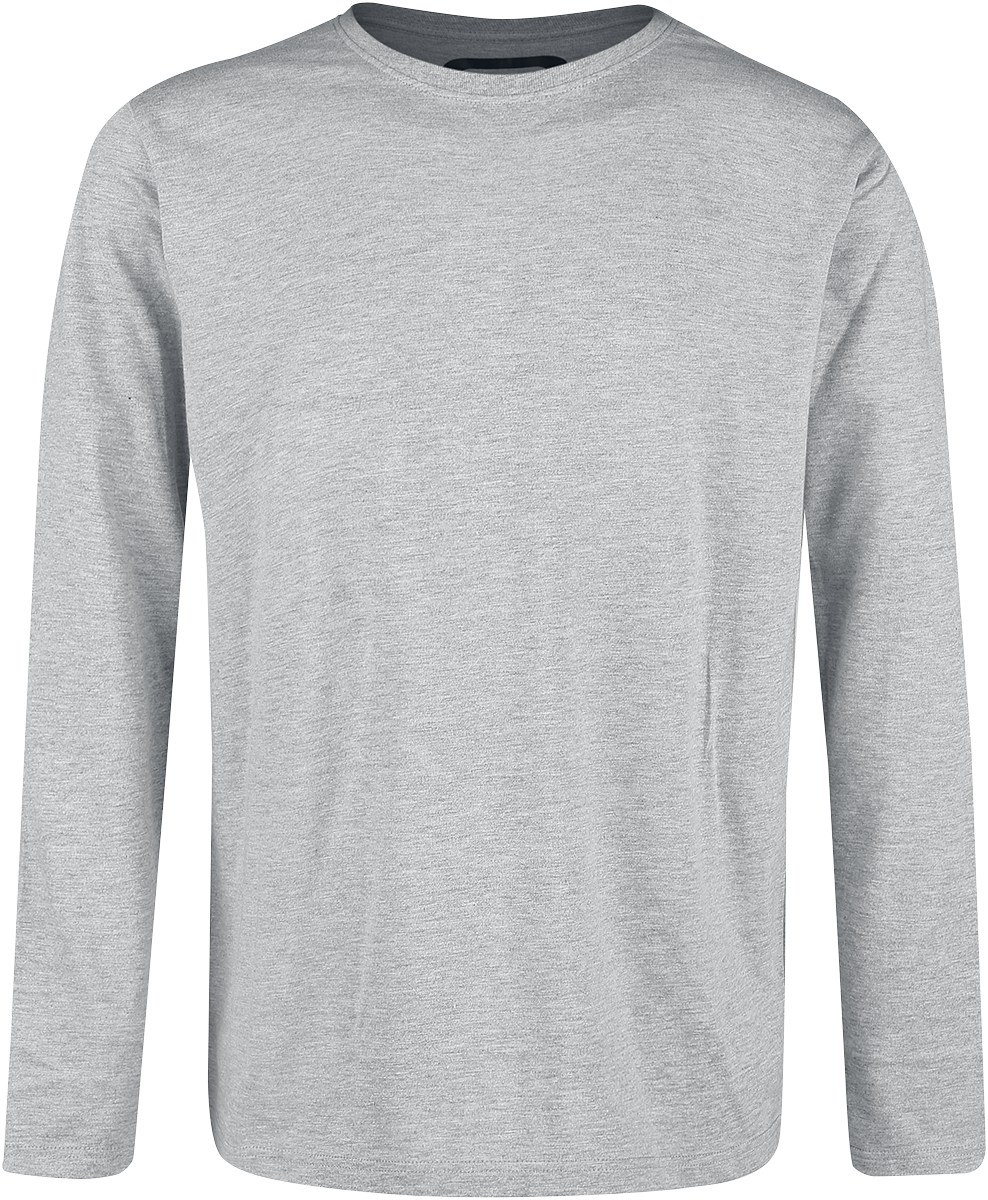 T-shirt manches longues Gothic de RED by EMP - Hauts Manches Longues Noir & Gris Ras-Du-Cou - Lot De 2 - S à 5XL - pour Homme - noir/gris - RED by EMP - View 2