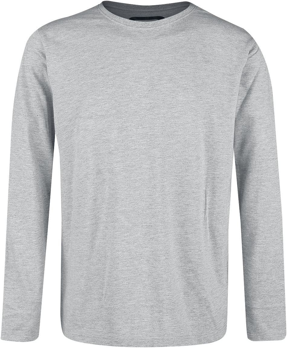 T-shirt manches longues Gothic de RED by EMP - Hauts Manches Longues Noir & Gris Ras-Du-Cou - Lot De 2 - S à 5XL - pour Homme - noir/gris - RED by EMP - View 2