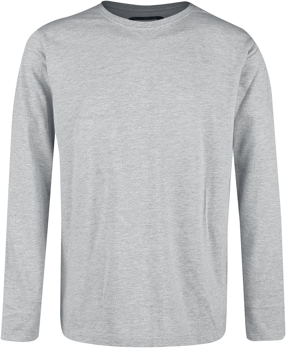 T-shirt manches longues Gothic de RED by EMP - Hauts Manches Longues Noir & Gris Ras-Du-Cou - Lot De 2 - S à 4XL - pour Homme - noir/gris - RED by EMP - View 2