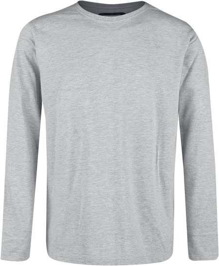 T-shirt manches longues Gothic de RED by EMP - Hauts Manches Longues Noir & Gris Ras-Du-Cou - Lot De 2 - S à 4XL - pour Homme - noir/gris - RED by EMP - View 2