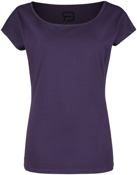 T-Shirt Manches courtes  de RED by EMP - Lot De Deux T-Shirts Ras-Du-Cou - M à 5XL - pour Femme - noir/lilas - RED by EMP - View 2
