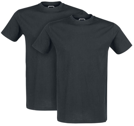 T-Shirt Manches courtes  de RED by EMP - Lot De Deux T-Shirts Ras-Du-Cou - S à 5XL - pour Homme - noir - RED by EMP