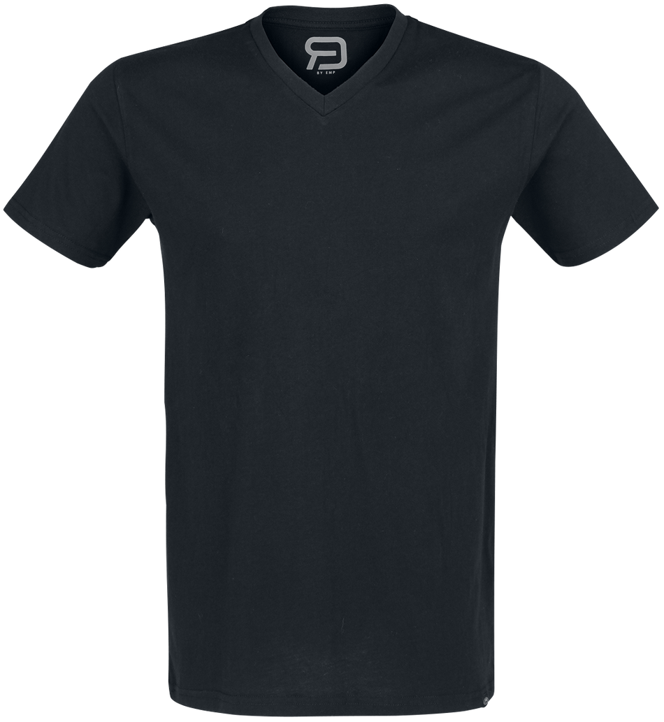 T-Shirt Manches courtes  de RED by EMP - Lot De Deux T-Shirts Col En V - M à 5XL - pour Homme - noir - RED by EMP - View 2