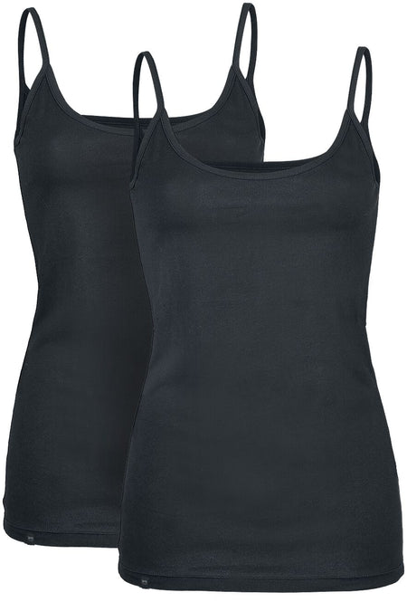 Top  de Black Premium by EMP - Lot De Deux Haut Ras-Du-Cou - S à XL - pour Femme - noir - Black Premium by EMP