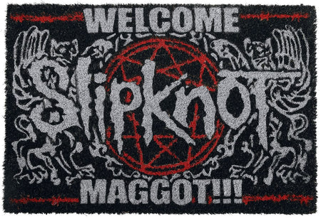 Paillasson  de Slipknot - Welcome Maggot - pour Unisexe - noir/blanc/rouge - Slipknot