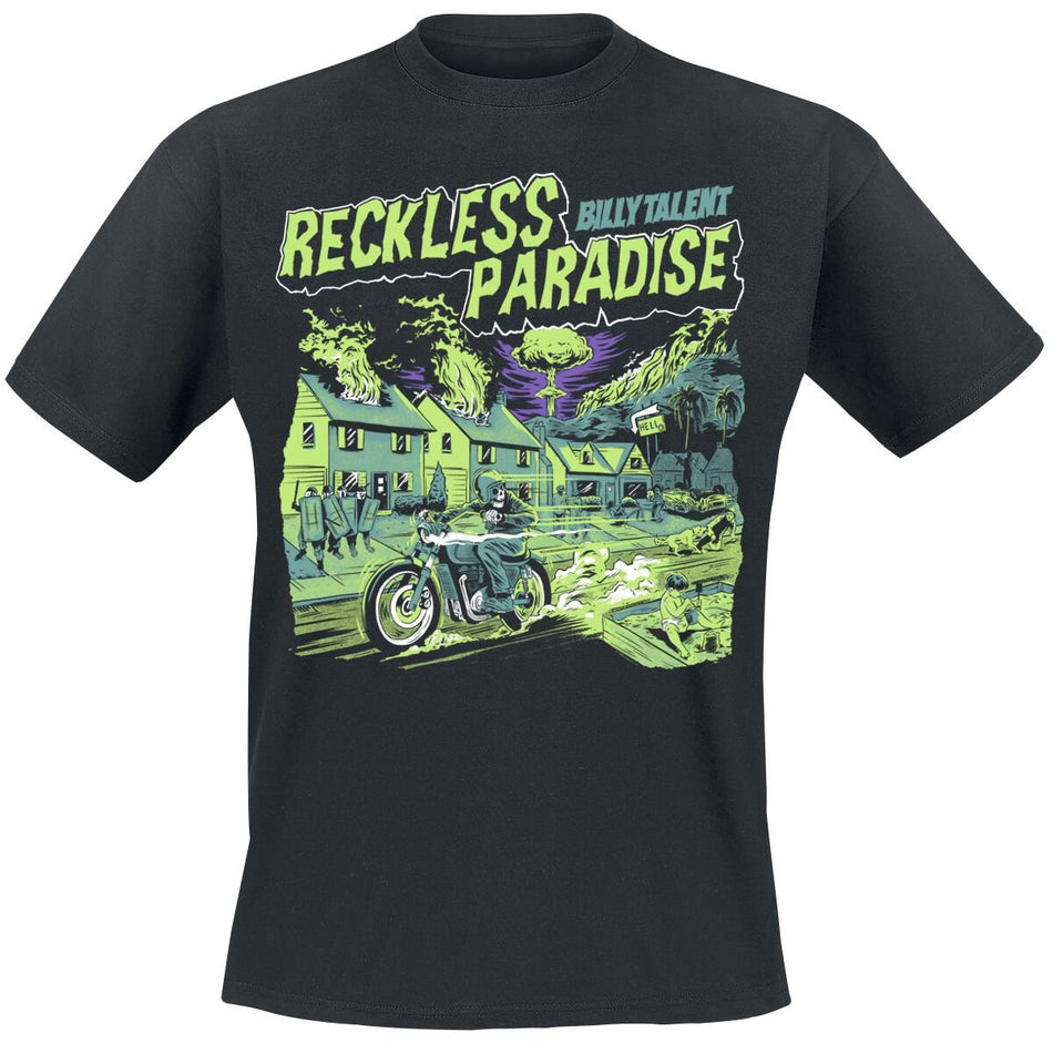 T-Shirt Manches courtes  de Billy Talent - Reckless Paradise - S à XXL - pour Homme - noir - Billy Talent