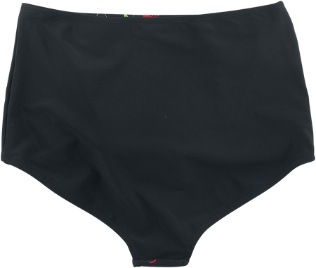 Bas de bikini  de Rock Rebel by EMP - Bas De Bikini Noir Imprimé Rockabilly & Boutons - S à XXL - pour Femme - noir - Rock Rebel by EMP - View 2