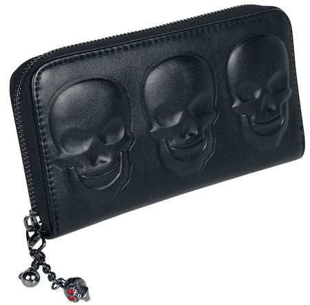 Portefeuille Gothic de Banned Alternative - Menth - pour Femme - noir - Banned Alternative