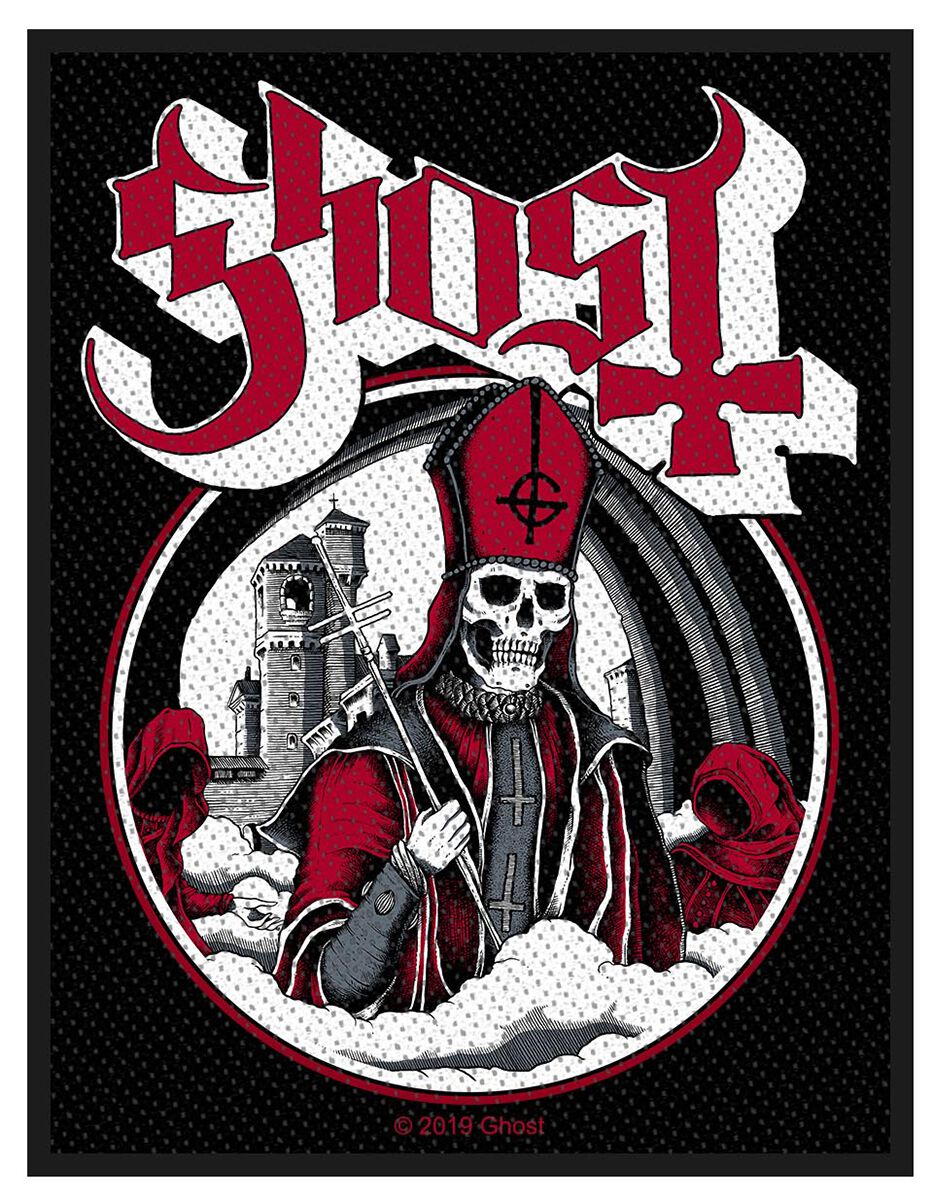 Patch  de Ghost - Secular Haze - pour Unisexe - noir/blanc/rouge - Ghost