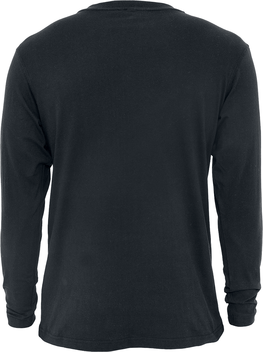 T-shirt manches longues  de RED by EMP - Basic Henley - M à 5XL - pour Homme - noir - RED by EMP - View 2