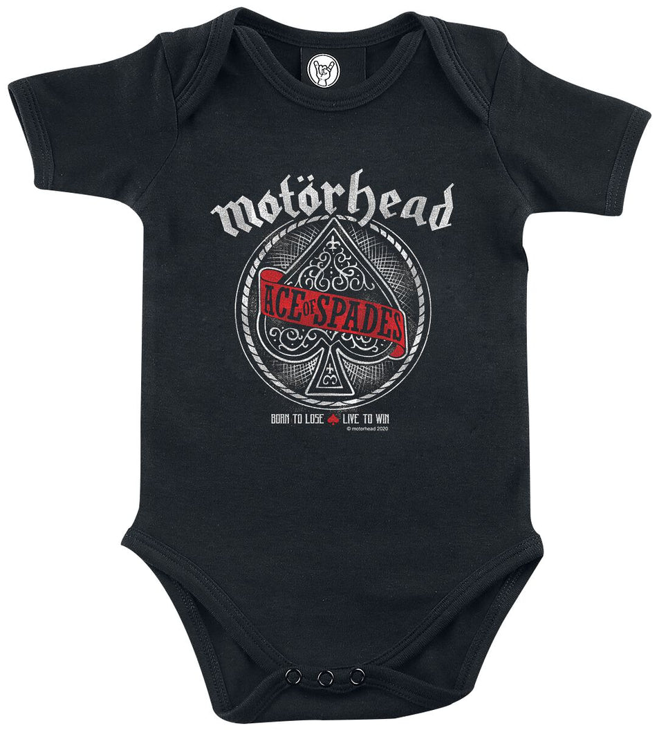 Body  de Motörhead - Metal-Kids - Red Banner - 56/62 à 68/74 - pour Enfants - noir - Motörhead