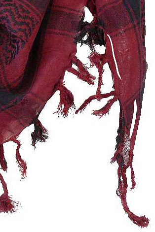 Écharpe  de Rock Daddy - pour Unisexe - bordeaux/noir - Rock Daddy - View 2