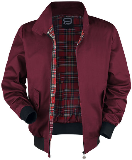 Veste mi-saison  de RED by EMP - Larger Than Life - Veste Bomber RED by EMP - S à 4XL - pour Homme - bordeaux - RED by EMP