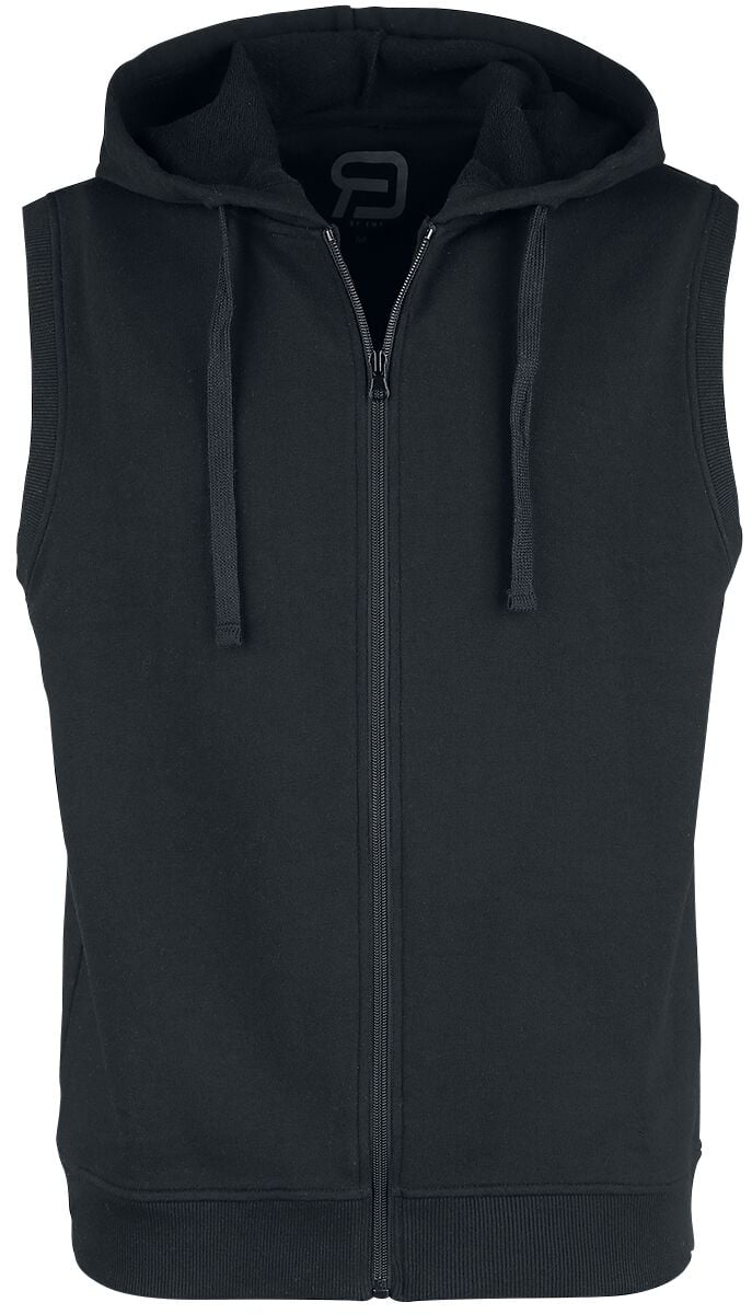 Veste  de RED by EMP - Veste Sans Manches En Sweat À Capuche Noire - S à 5XL - pour Homme - noir - RED by EMP