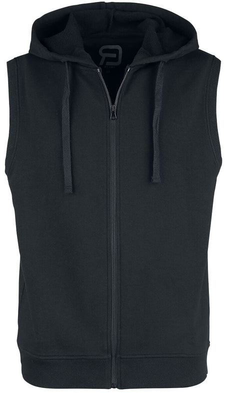 Veste  de RED by EMP - Veste Sans Manches En Sweat À Capuche Noire - S à 5XL - pour Homme - noir - RED by EMP