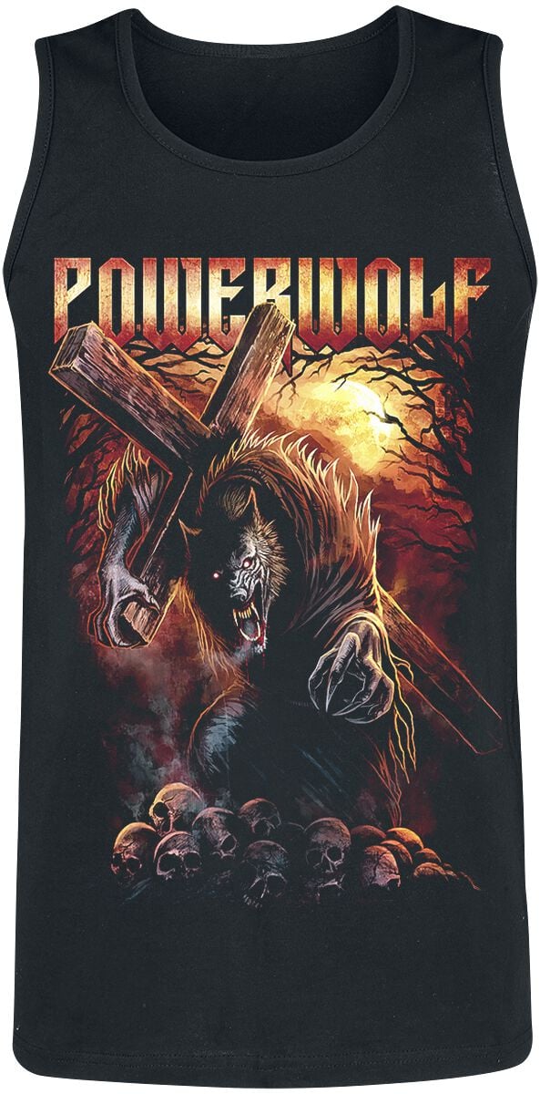 Débardeur  de Powerwolf - Via Dolorosa - S à XXL - pour Homme - noir - Powerwolf