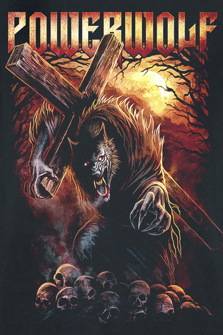Débardeur  de Powerwolf - Via Dolorosa - S à XXL - pour Homme - noir - Powerwolf - View 2