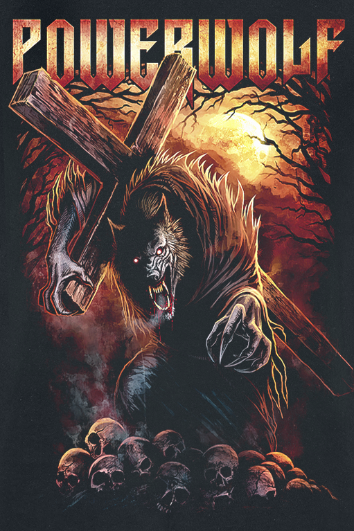 Débardeur  de Powerwolf - Via Dolorosa - S à XXL - pour Homme - noir - Powerwolf - View 2