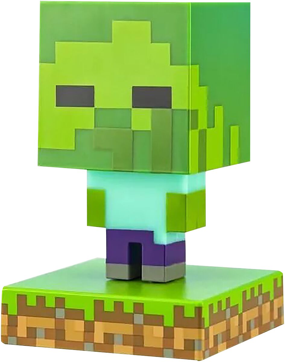 Lampe Gaming de Minecraft - Icône Zombie - Lampe - pour Unisexe - Standard - Minecraft