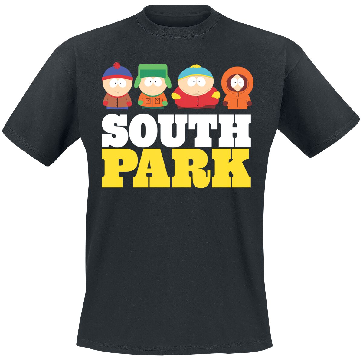 T-Shirt Manches courtes  de South Park - S à 5XL - pour Homme - noir - South Park