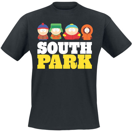 T-Shirt Manches courtes  de South Park - S à 5XL - pour Homme - noir - South Park