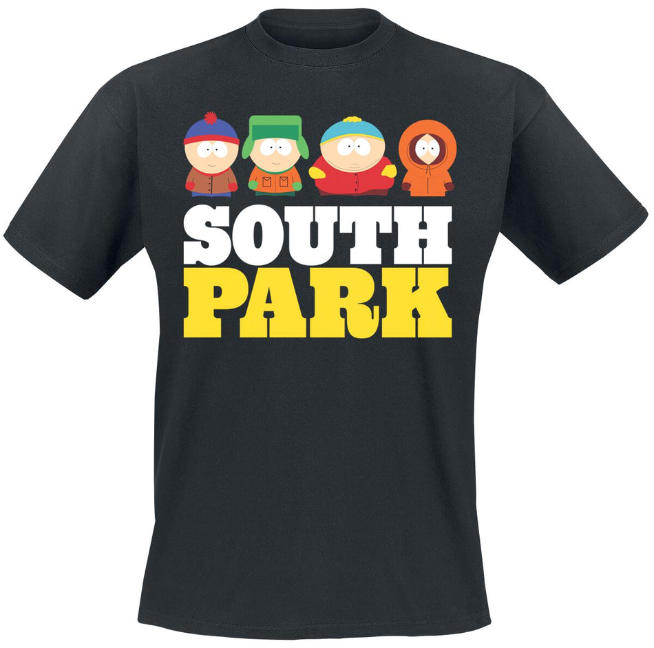 T-Shirt Manches courtes  de South Park - S à 5XL - pour Homme - noir - South Park