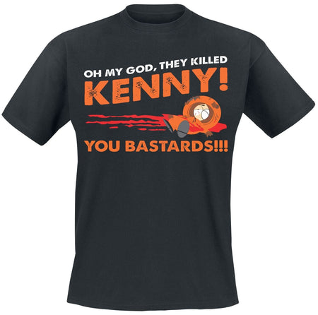 T-Shirt Manches courtes  de South Park - Oh My God, They Killed Kenny! - S à 5XL - pour Homme - noir - South Park