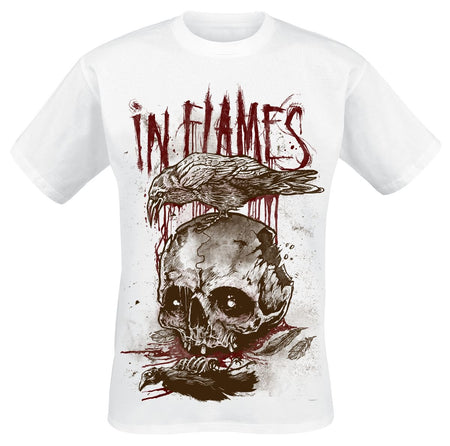 T-Shirt Manches courtes  de In Flames - All For Me - S à XXL - pour Homme - blanc - In Flames