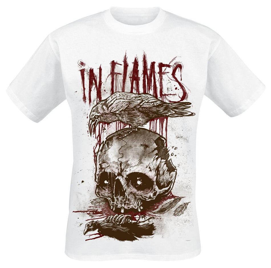 T-Shirt Manches courtes  de In Flames - All For Me - S à XXL - pour Homme - blanc - In Flames