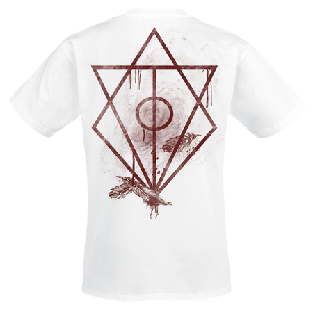 T-Shirt Manches courtes  de In Flames - All For Me - S à XXL - pour Homme - blanc - In Flames - View 2