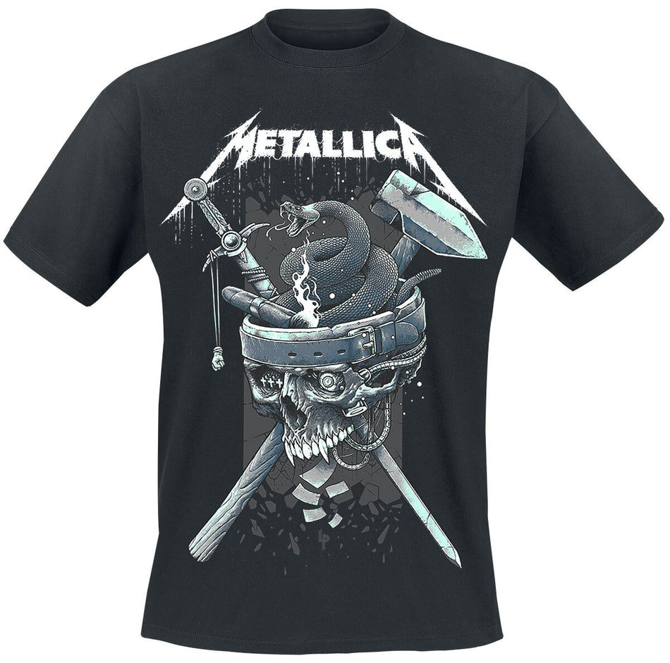 T-Shirt Manches courtes  de Metallica - History - S à 5XL - pour Homme - noir - metallica
