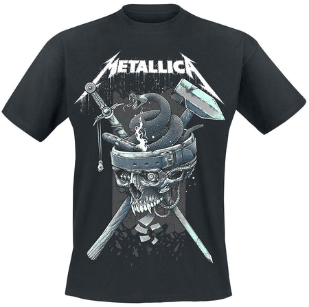 T-Shirt Manches courtes  de Metallica - History - S à 5XL - pour Homme - noir - metallica