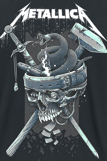 T-Shirt Manches courtes  de Metallica - History - S à 5XL - pour Homme - noir - metallica - View 2