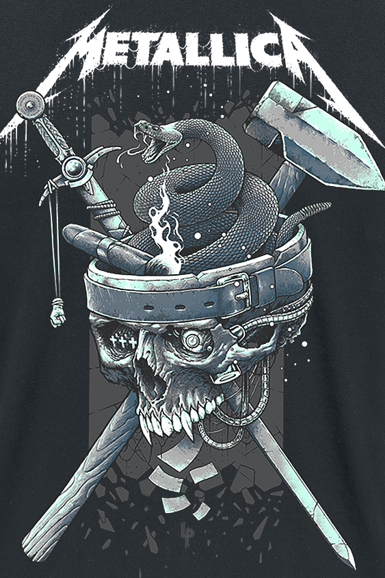 T-Shirt Manches courtes  de Metallica - History - S à 5XL - pour Homme - noir - metallica - View 2