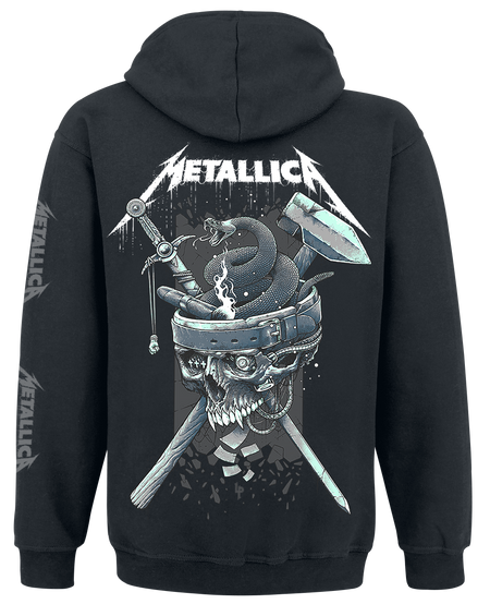 Sweat-shirt à capuche  de Metallica - History - S à XXL - pour Homme - noir - metallica - View 2
