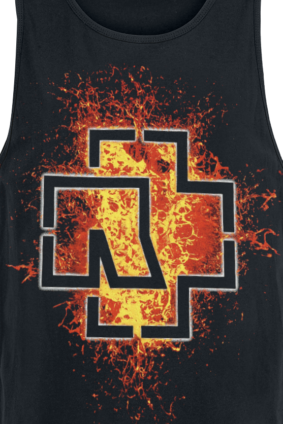 Débardeur  de Rammstein - Logo Lave - S à XXL - pour Homme - noir - Rammstein - View 2