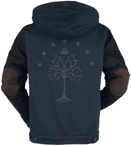 Manteau d'hiver  de Le Seigneur Des Anneaux - Arbre Du Gondor - M à XXL - pour Homme - bleu foncé - Le Seigneur Des Anneaux - View 2