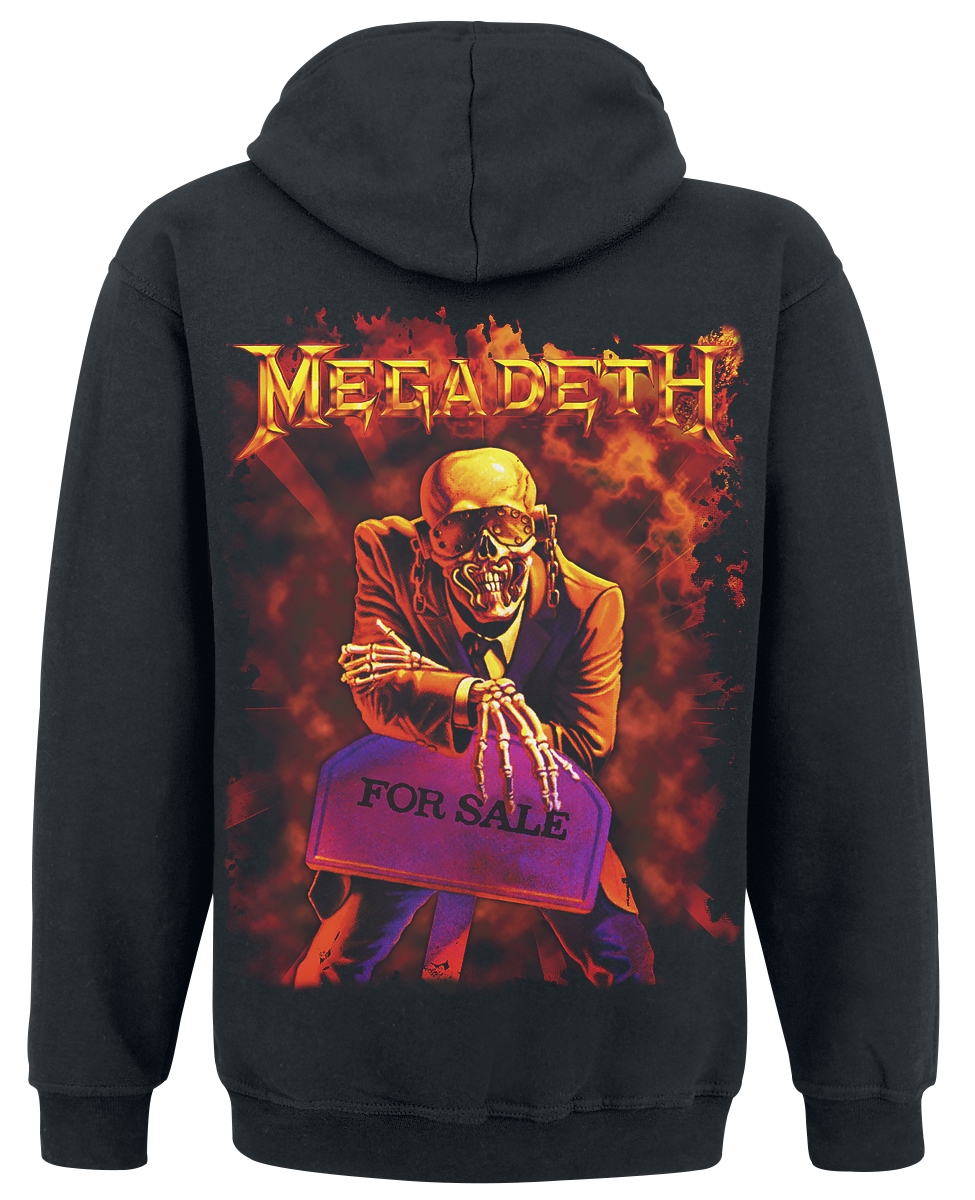 Sweat-shirt à capuche  de Megadeth - For Sale - S à XXL - pour Homme - noir - Megadeth - View 2