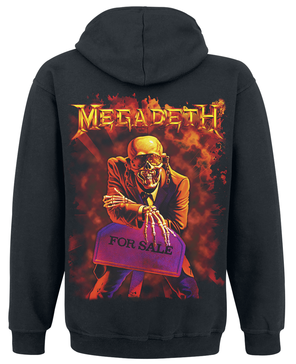 Sweat-shirt à capuche  de Megadeth - For Sale - S à L - pour Homme - noir - Megadeth - View 2